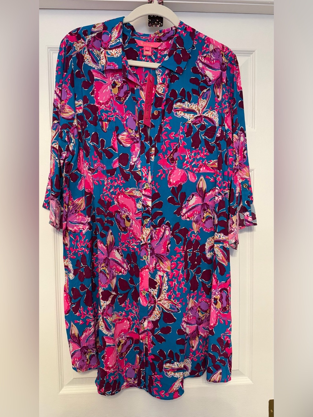 NWT Lilly Pulitzer Orchid you not coverup. Size XL